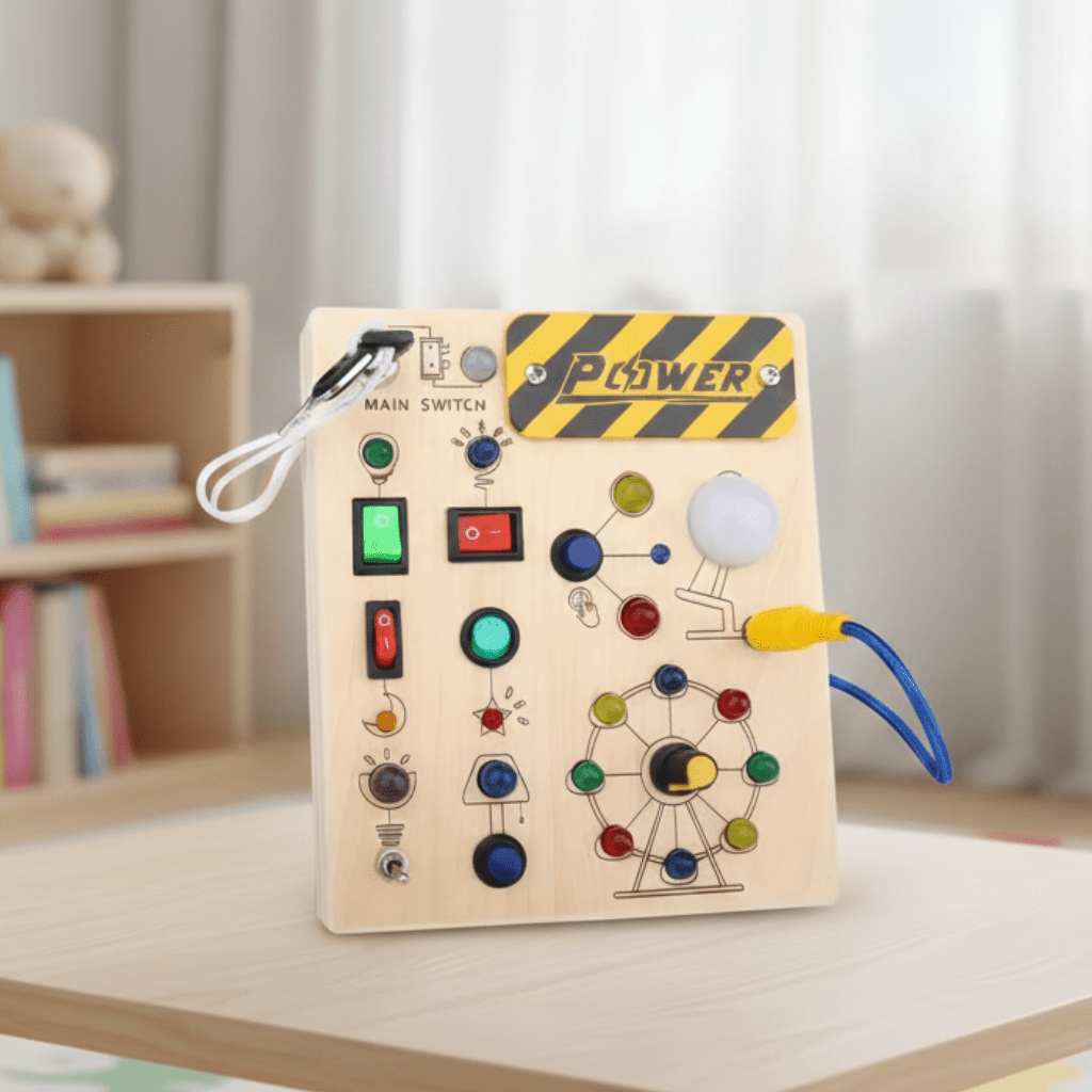 BEAMLIDECK – Interaktive LED-Tafel aus Holz zur Förderung der Feinmotorik und sensorischen Entwicklung 0