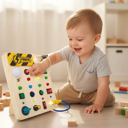 BEAMLIDECK – Interaktive LED-Tafel aus Holz zur Förderung der Feinmotorik und sensorischen Entwicklung 1