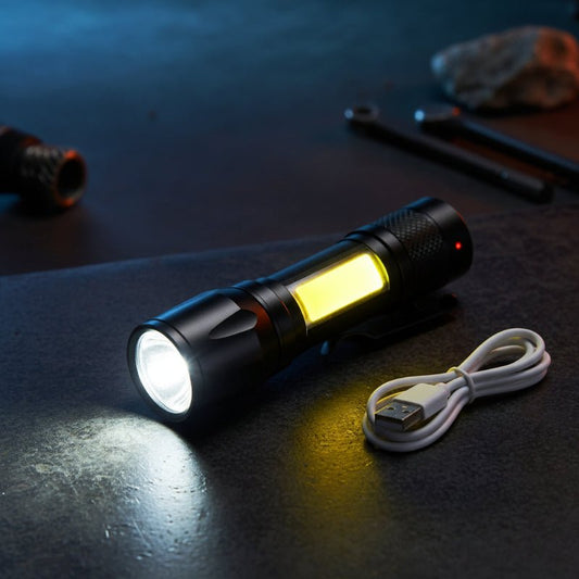 BEAMMASTER – Wiederaufladbare taktische Taschenlampe mit 100.000 Lumen für Outdoor-Camping 0