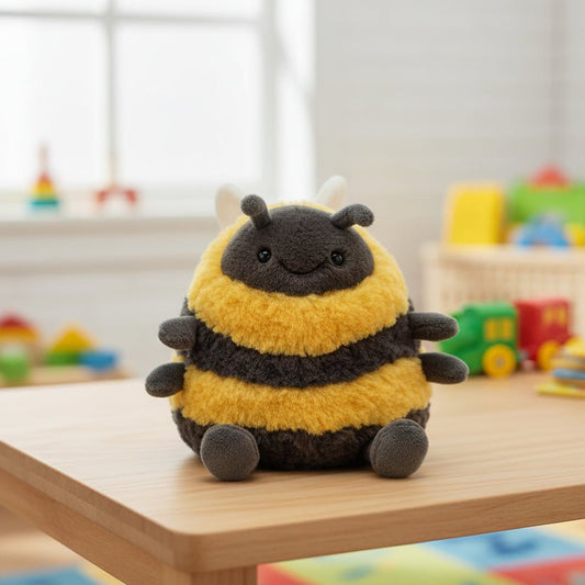 BEEBLISS – Superweiches Plüschbienen-Kuscheltier für Kinder 0