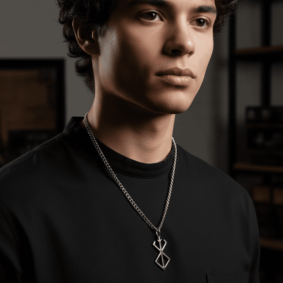 BERSERKER-RUNE – Edelstahlkette der Stärke und des Schutzes 4