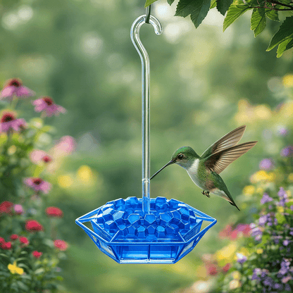 BIRDIBLOOM – Farbenfrohes Hänge-Vogelhaus & wetterfester Kolibri-Futterspender 4