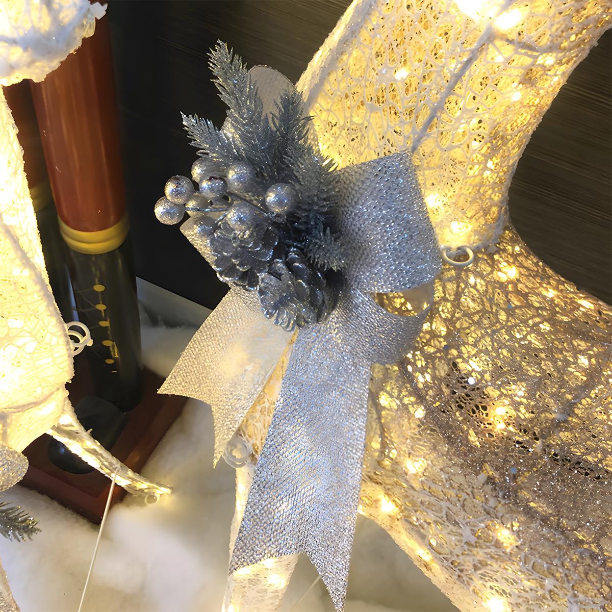 BLITZENBEAM – LED-Rentierlichter mit funkelndem Geweih für festliche Dekoration 8