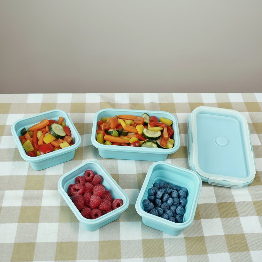 BOXIFY – Faltbares Silikon-Lunchbox-Set (BPA-frei) 1