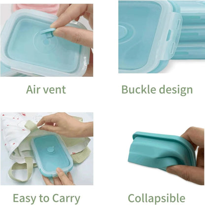 BOXIFY – Faltbares Silikon-Lunchbox-Set (BPA-frei) 3