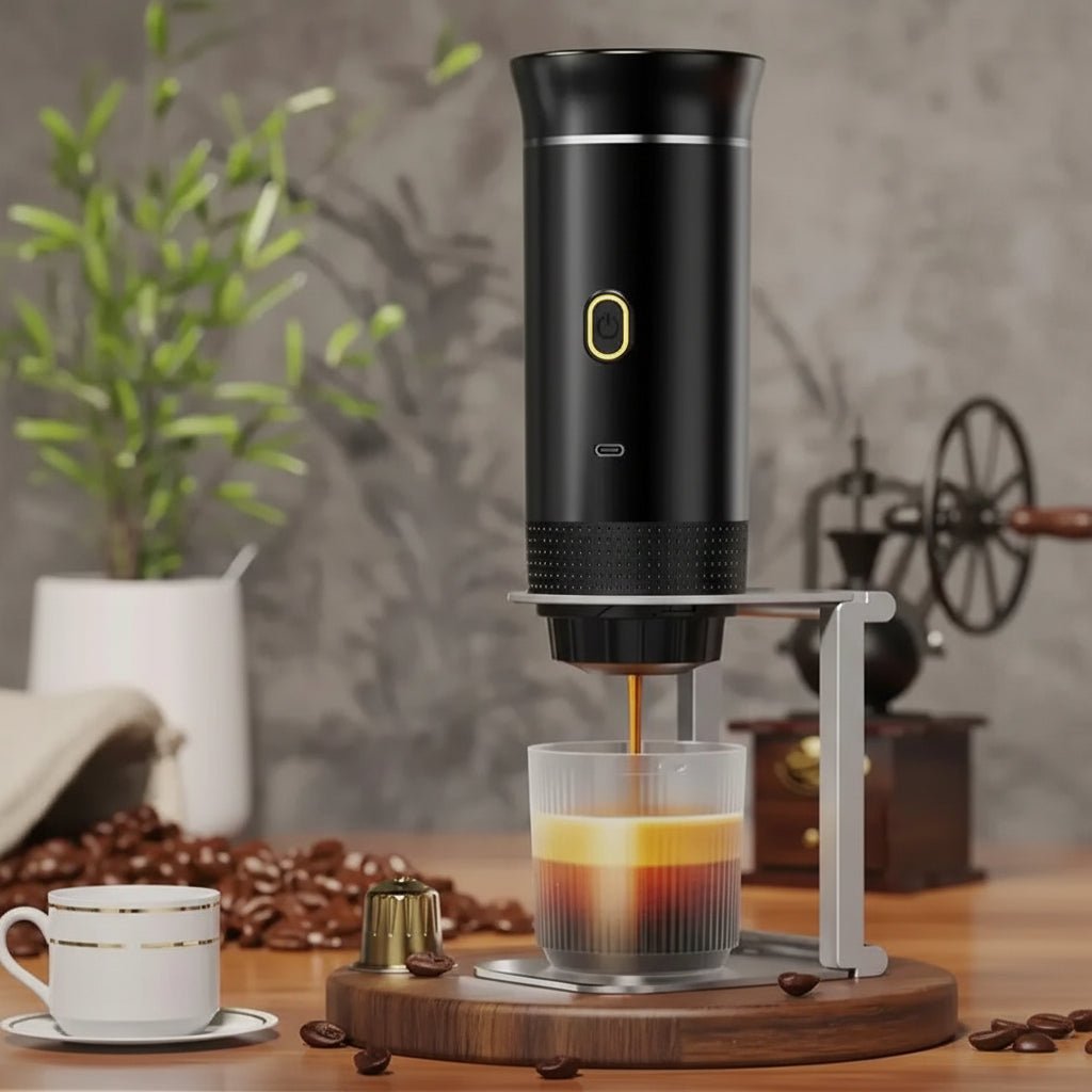 BREWGO – Tragbare 3-in-1-Espressomaschine mit Hochdruckbrühfunktion 0