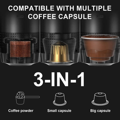 BREWGO – Tragbare 3-in-1-Espressomaschine mit Hochdruckbrühfunktion 4
