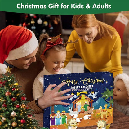 BRICKMAS – Kreativer DIY-Adventskalender mit Krippenmotiv und 24 Bausteinen 6