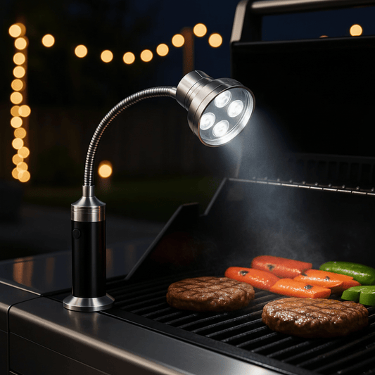 BRIGHTCHEF – Magnetische LED-Grilllampe mit fokussiertem Strahl und stabilem Sockel 0
