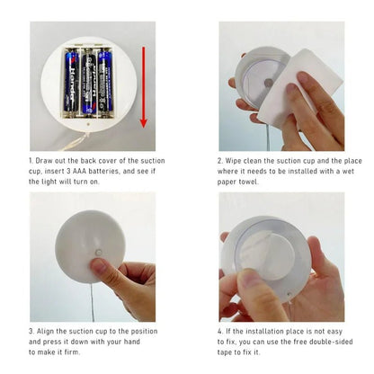 BRIGHTJOY – LED-Weihnachtslichter mit Saugnapf für Fenster und Glasdekoration 8