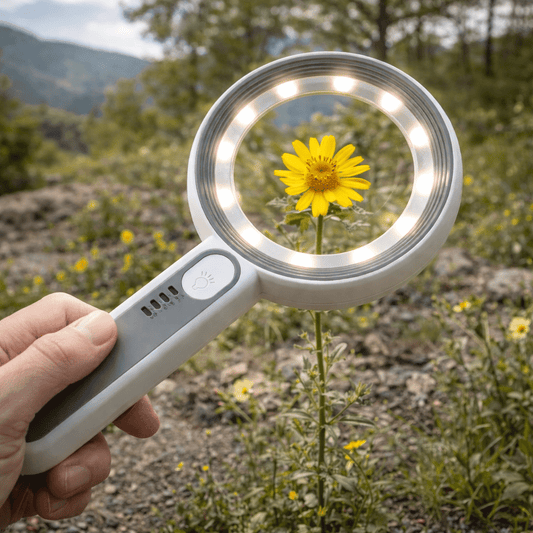 BRIGHTSEE – Wiederaufladbare 12-fache LED-Lupe 0