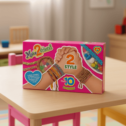 BRIGHTWISH – DIY-Schmuckset für Mädchen mit mehrfarbigen Perlen und Accessoires 0