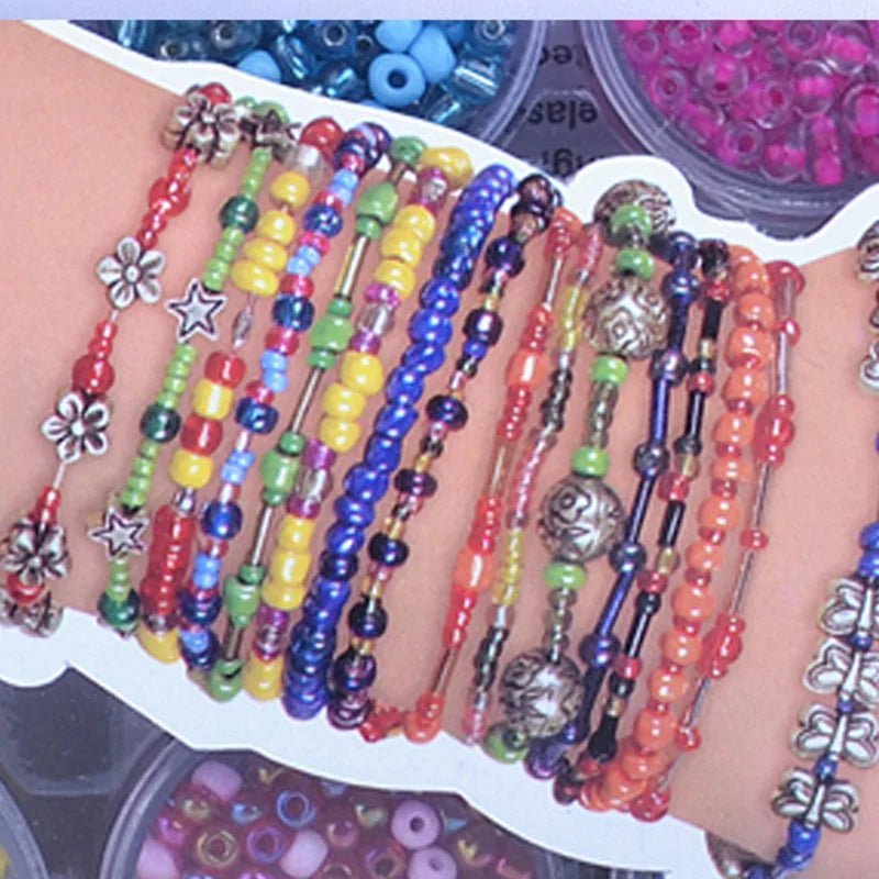 BRIGHTWISH – DIY-Schmuckset für Mädchen mit mehrfarbigen Perlen und Accessoires 3