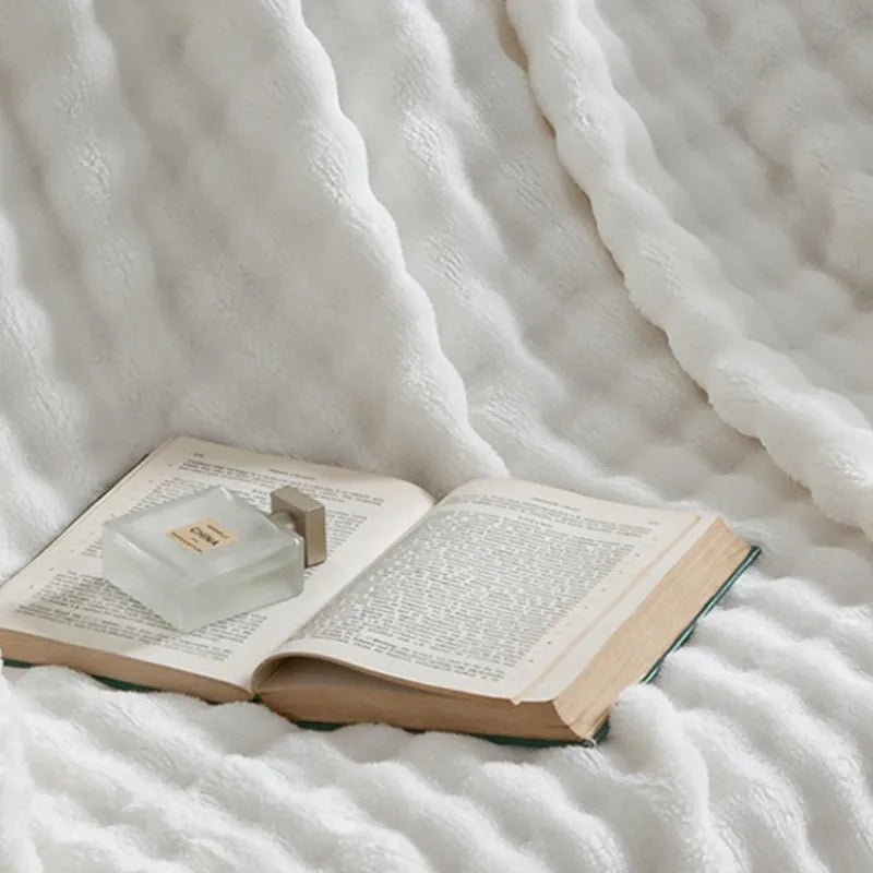 BUBBLECLOUD – Kuschelige 3D-Bubble-Plüschdecke für alle Jahreszeiten 5