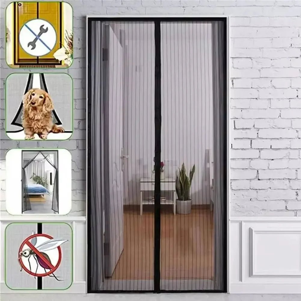 BUGLATCH – Robuste magnetische Fliegengittertür für freihändigen Schutz 3