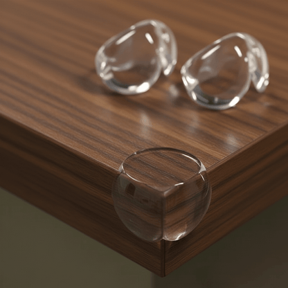 BUMPGUARD – Transparente Silikon-Eckenschützer, 10er-Packung für Kinder 2