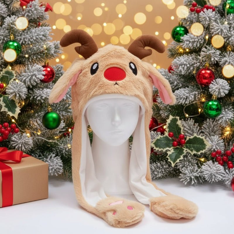 BUNFLIX – Interaktive Hasenmütze mit beweglichen Ohren und weichem Plüschstoff 9