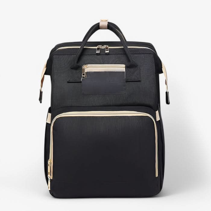 Babinex Reisenest | 2-in-1 Wickeltasche mit faltbarem Babybett | Tragbares Stubenwagen für unterwegs | Babypflege-Essentials 4