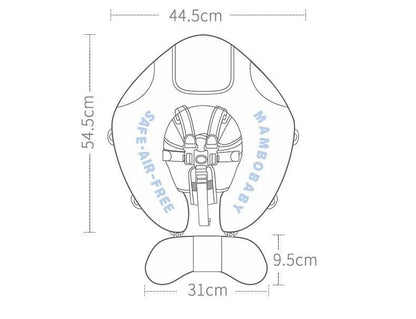 Anillo de natación para bebé con dosel – Anillo de natación para bebé con protección solar y motivo animal para chapoteo seguro en verano