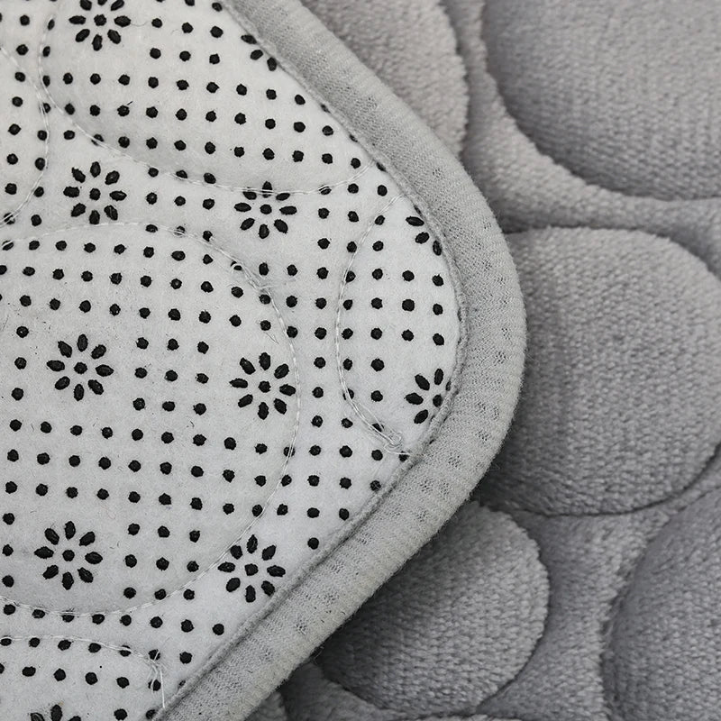 CasaBath – Juego de 3 alfombrillas de baño de microfibra, antideslizantes y absorbentes
