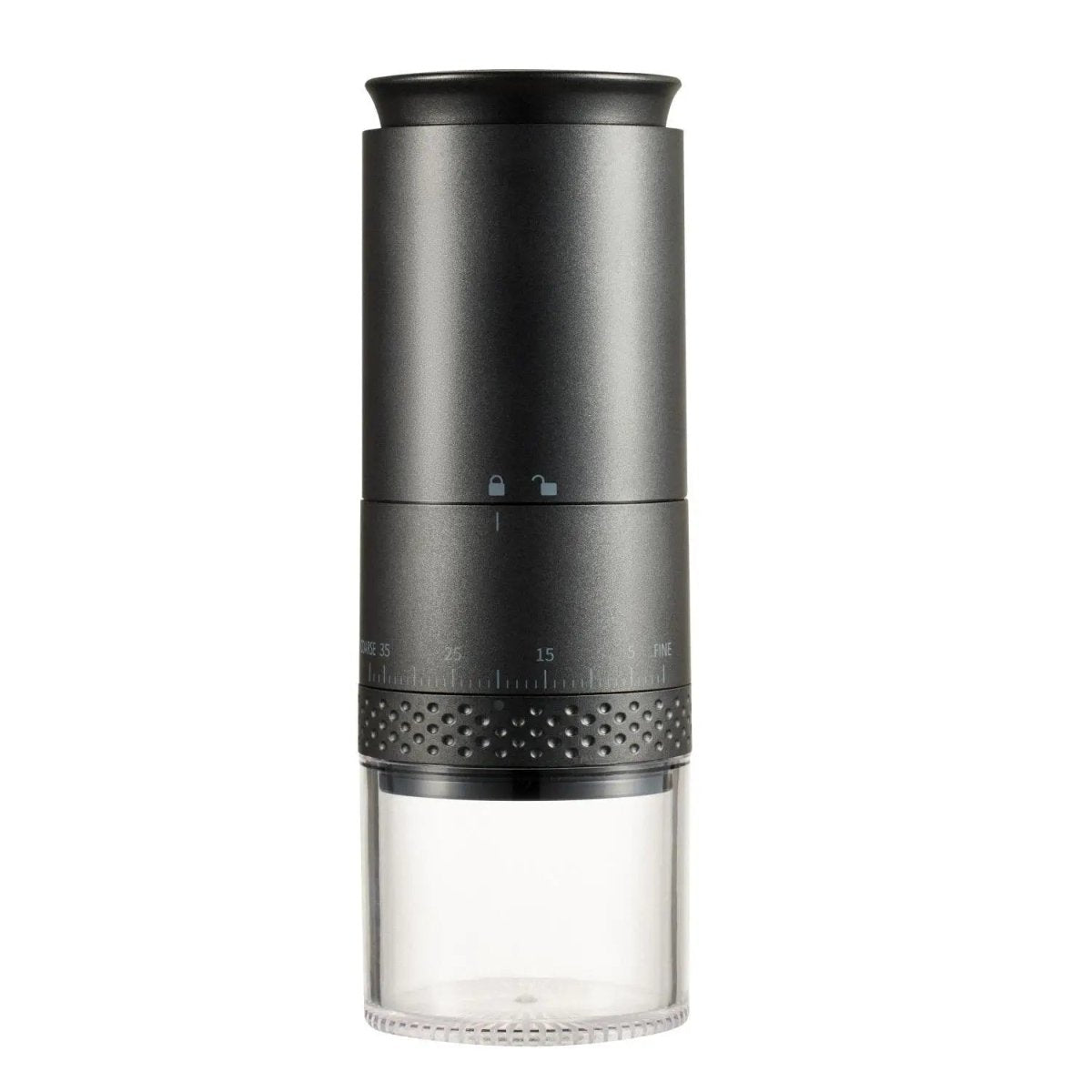 GrindPro – Moulin à café électrique avec 38 niveaux de mouture et fonction de charge USB-C