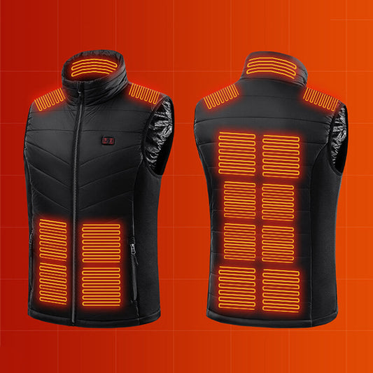 HeatShell Vest - Heated waistcoat with 13 heating zones for cold days
