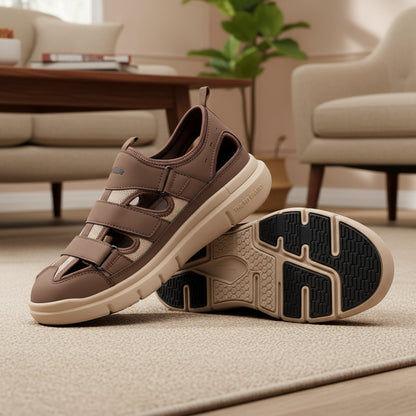 Bequeme Herren Sandalen mit Fußgewölbeunterstützung für Schmerzfreiheit 0