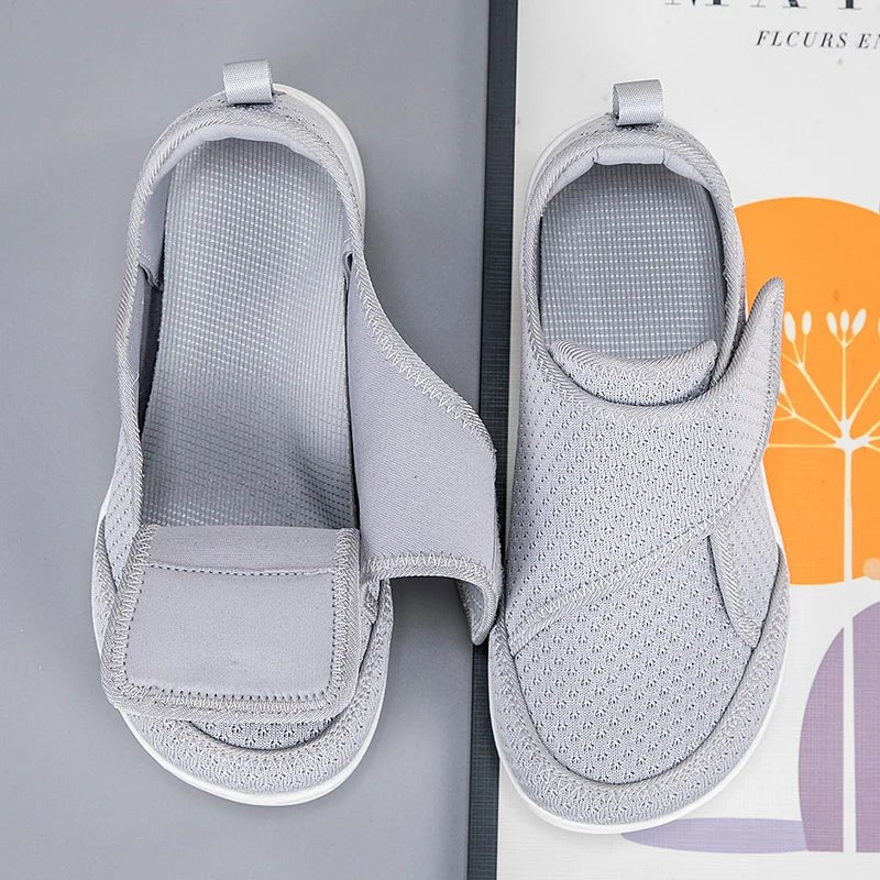 Bequeme Orthopädische Schuhe für Senioren mit verstellbarem Design 0