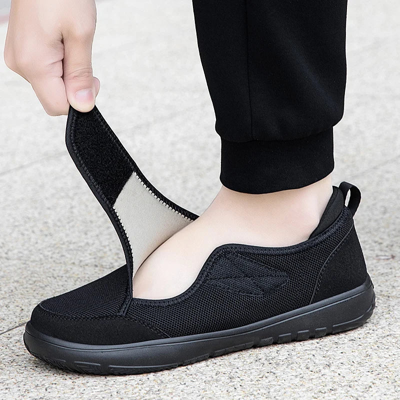 Bequeme Wanderschuhe Damen - Orthopädische Trekkingschuhe mit Breiter Spitze und Rutschfester Sohle 1