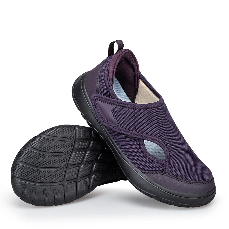 Bequeme Wanderschuhe Damen - Orthopädische Trekkingschuhe mit Breiter Spitze und Rutschfester Sohle 3
