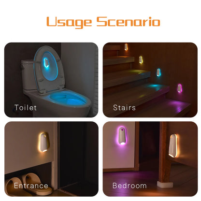 GlowBowl Motion – Motion Sensor Toilet Light with 7 RGB Colors