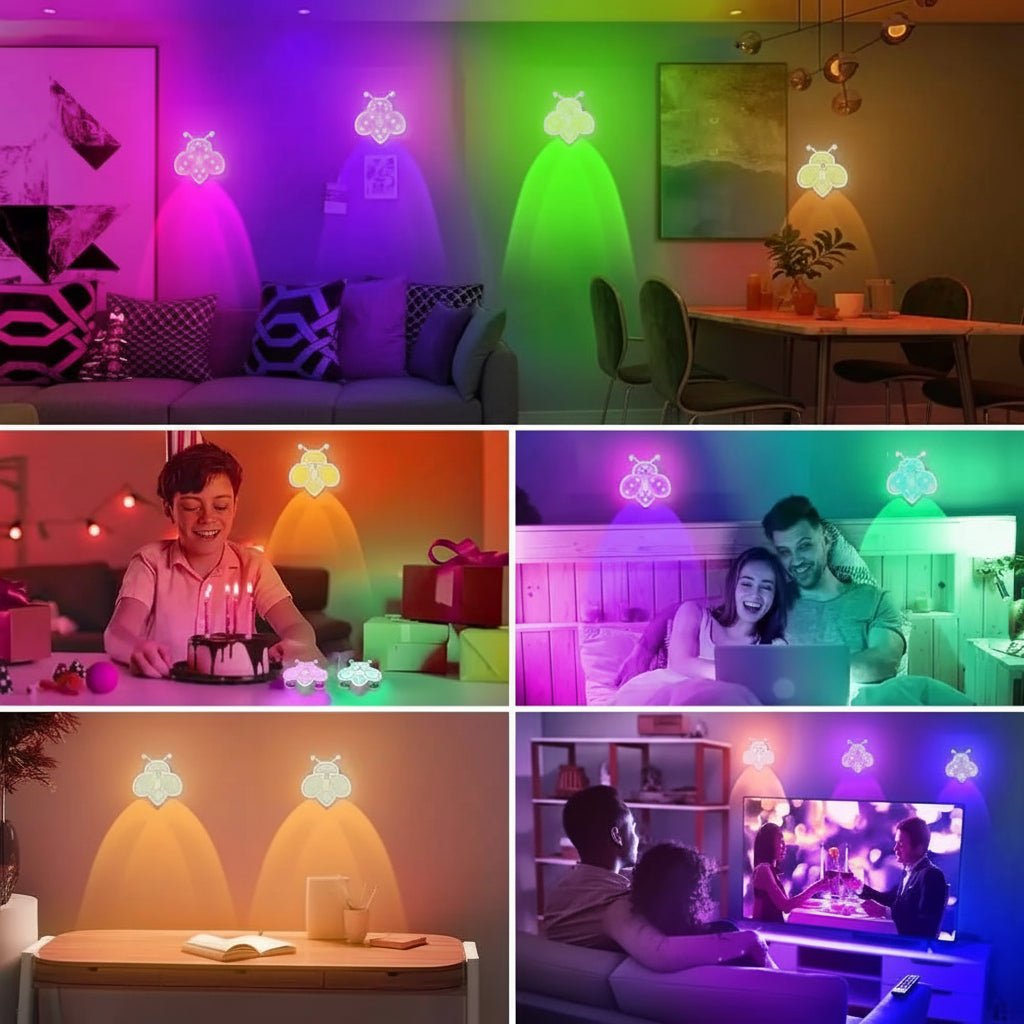Bewegungssensor Nachtlicht Kinder - Wiederaufladbar & Kabellos, Lichtfarbe 3000K-6000K 3