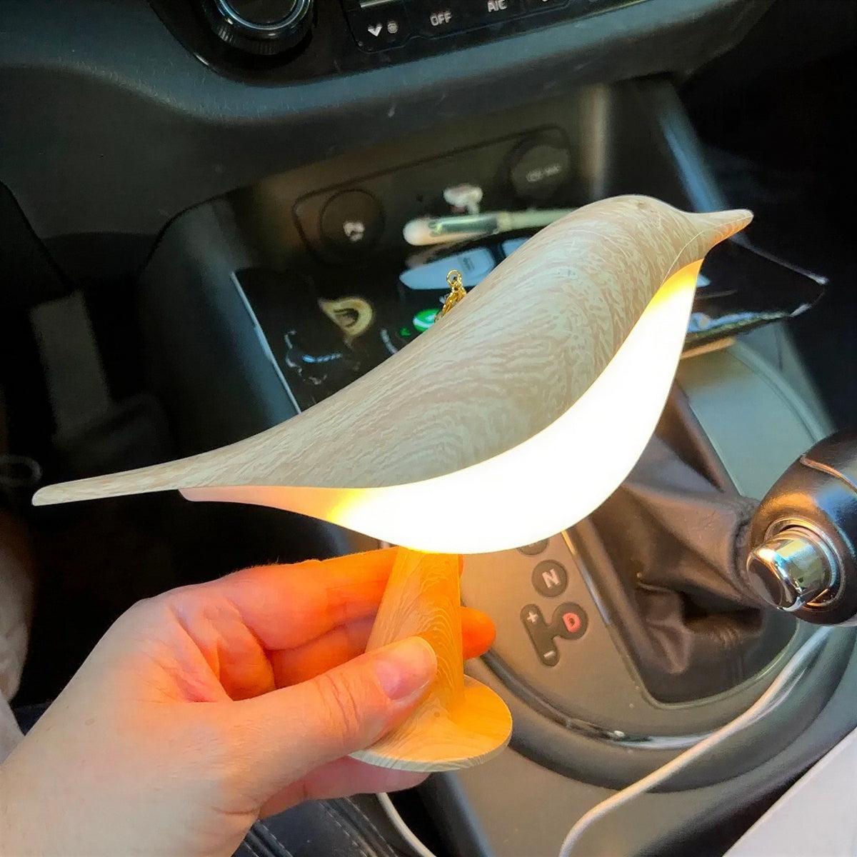 AVELUNE – Lampe de table sans fil rechargeable au design d’oiseau
