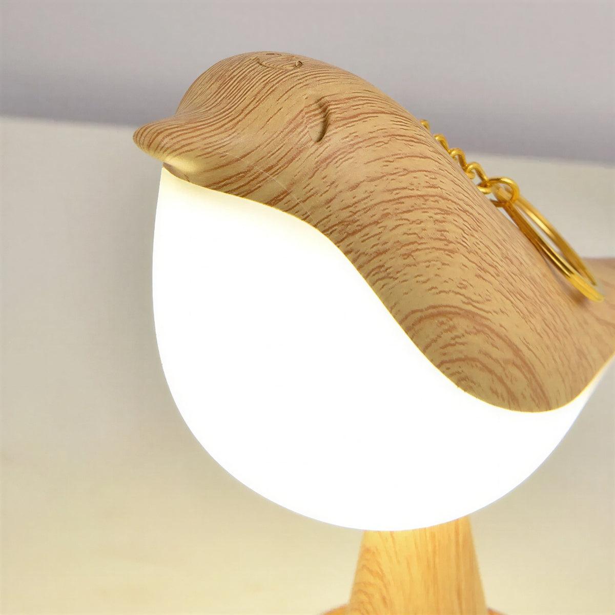 AVELUNE – Lampe de table sans fil rechargeable au design d’oiseau