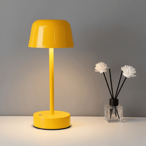 RETROLIGHT – Lámpara de mesa LED con estilo retro, inalámbrica y recargable por USB