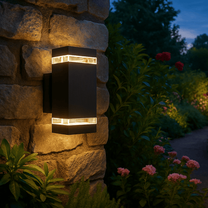 EXTERA – Lámpara de pared exterior moderna con luz LED impermeable