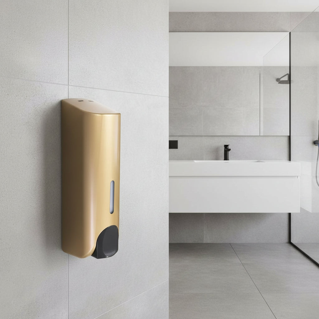 MODUBAD – Dispenser da parete per doccia per ordine senza schizzi