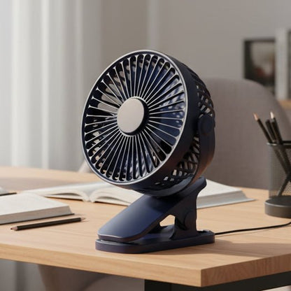 CLIPIXA – Modern Clip Fan with Strong Grip