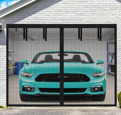 AeroShield Insect-Free Garage Window | Magnetic Screen for Garage Doors for Fresh Air and Insect Protection