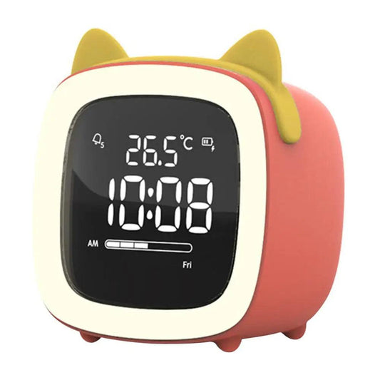 BunnyGlow LED-Wecker – Nachtlicht mit Digitalanzeige und Timer 0
