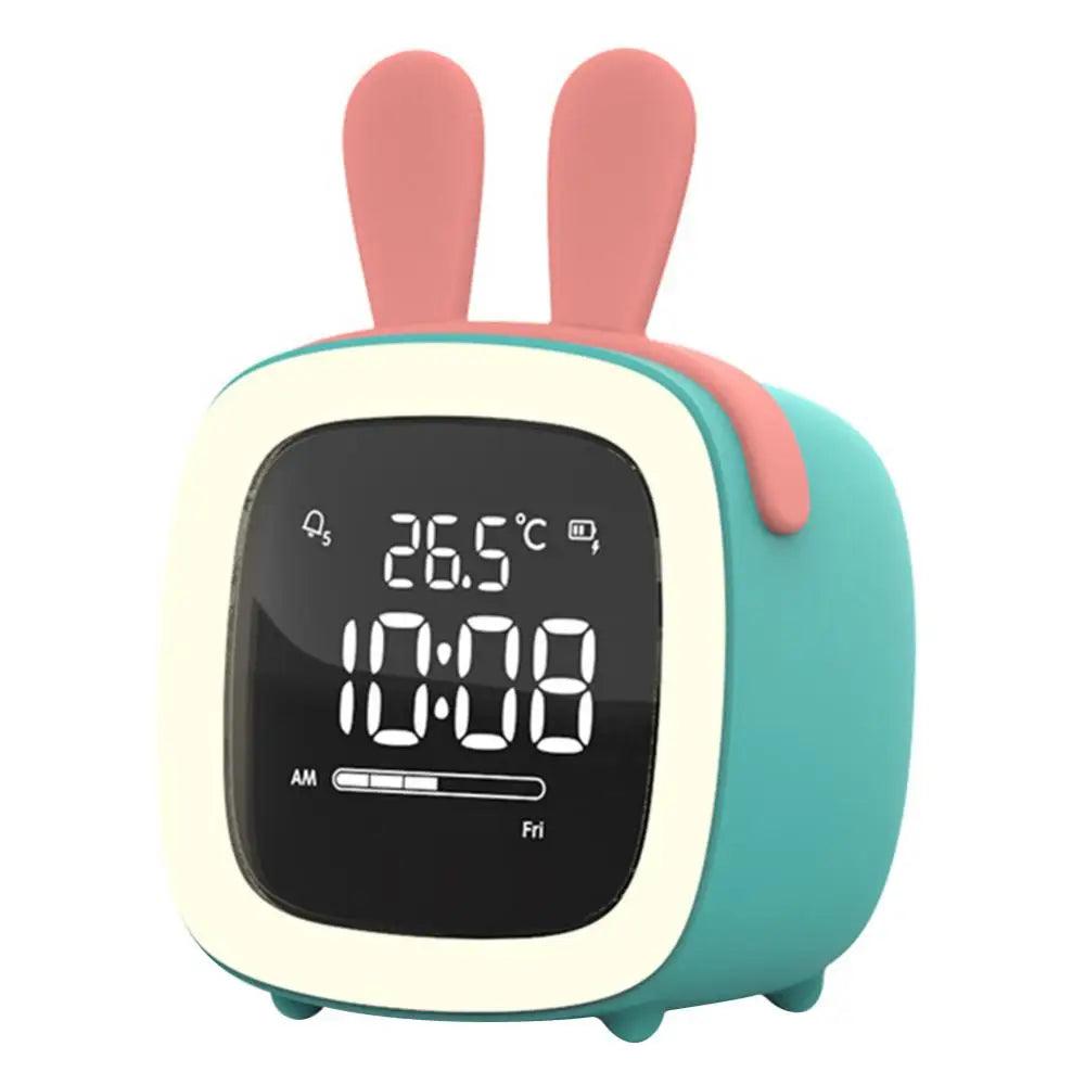 BunnyGlow LED-Wecker – Nachtlicht mit Digitalanzeige und Timer 10