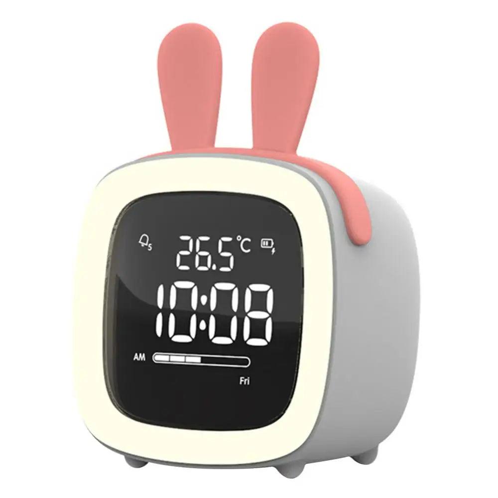 BunnyGlow LED-Wecker – Nachtlicht mit Digitalanzeige und Timer 20