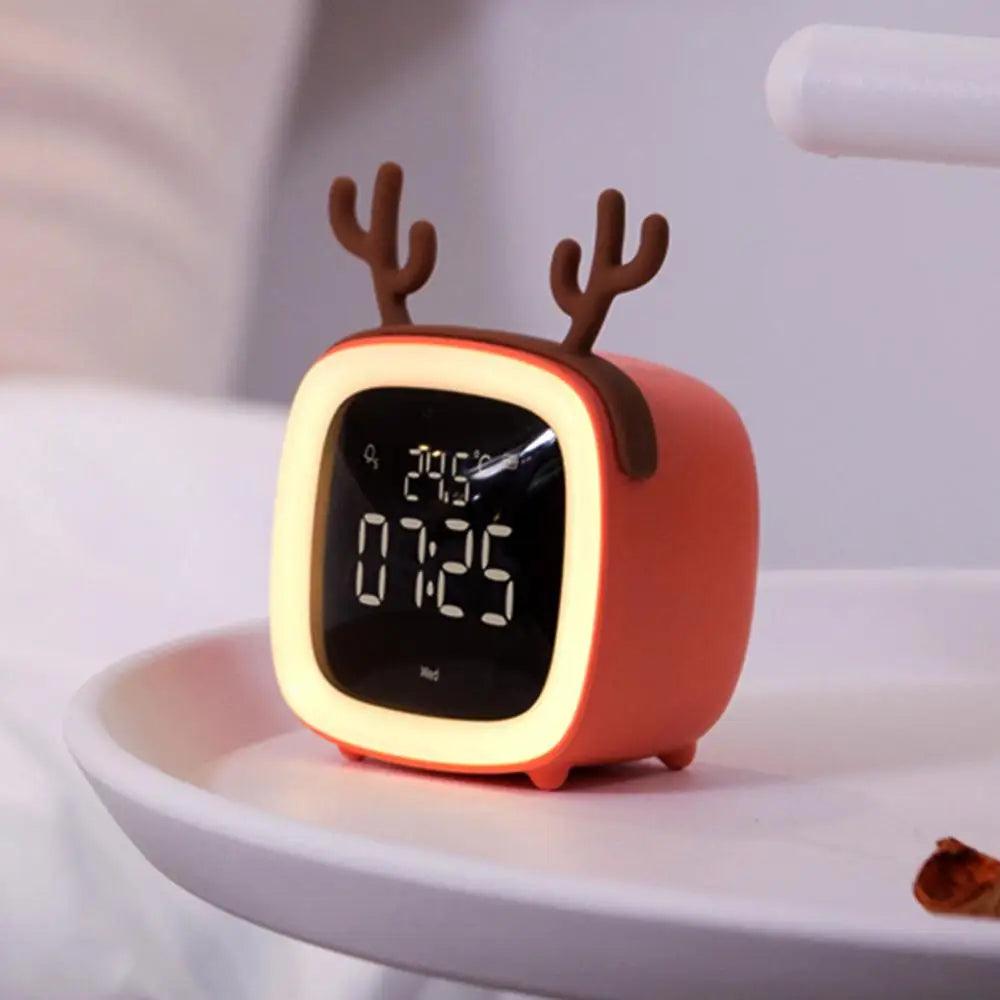 BunnyGlow LED-Wecker – Nachtlicht mit Digitalanzeige und Timer 4