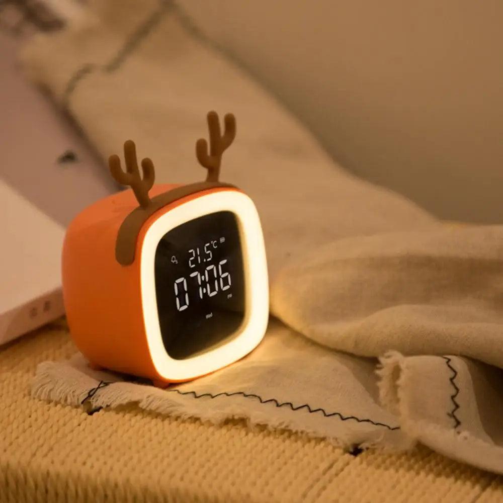 BunnyGlow LED-Wecker – Nachtlicht mit Digitalanzeige und Timer 5