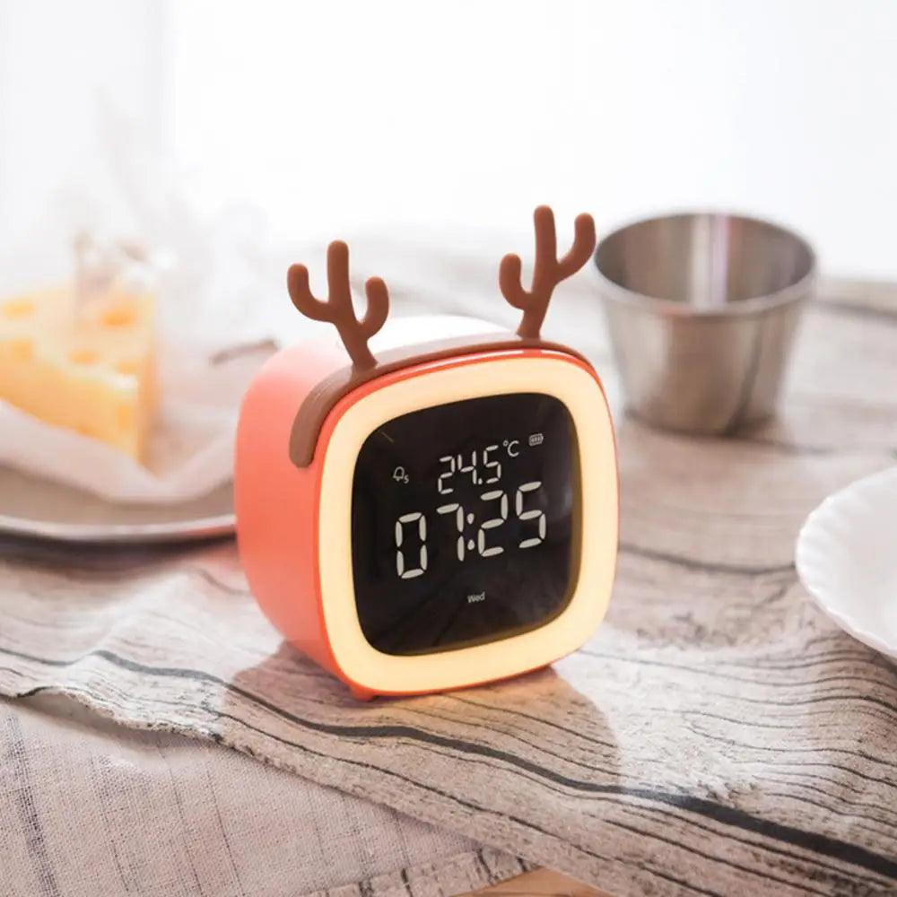 BunnyGlow LED-Wecker – Nachtlicht mit Digitalanzeige und Timer 6