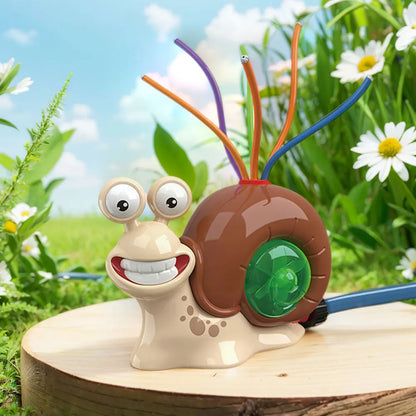 Bunter Schnecke Wasserspielzeug für Garten & Pool – Sprinkler für Kinder 2
