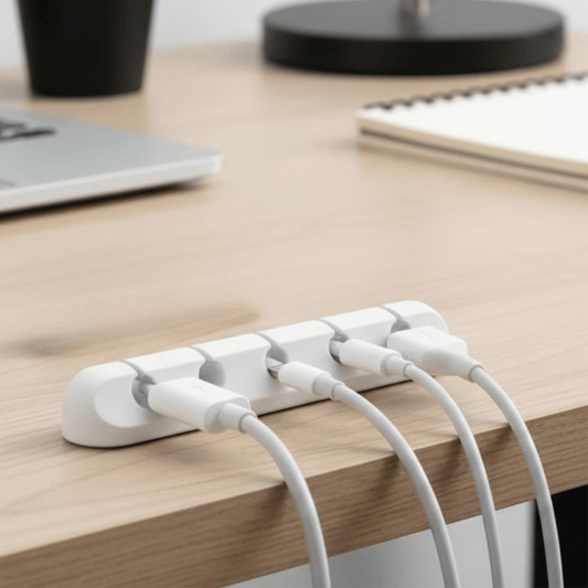 CABLEFIX – Silikon-Kabelorganizer für den Schreibtisch, effektive Kabelmanagementlösung 0