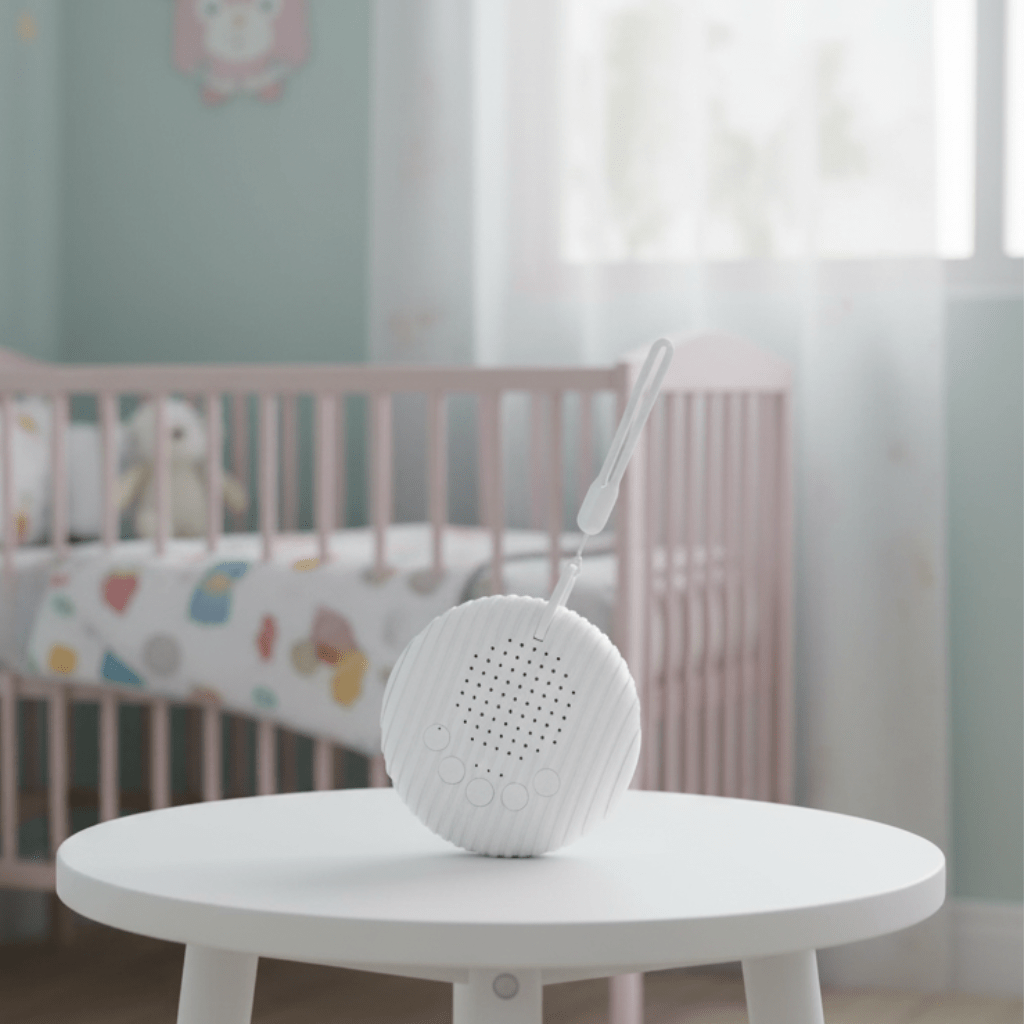 CALMSONIC – Tragbares Gerät für weißes Rauschen mit 10 beruhigenden Schlafgeräuschen 0