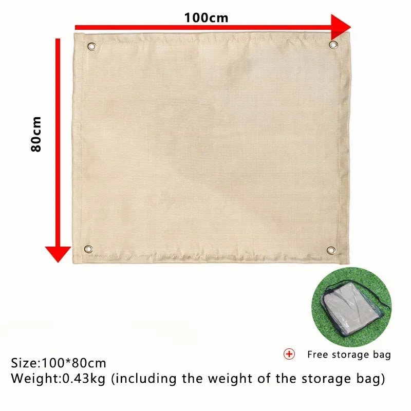 CAMPFIREX – Feuerfeste, hitzebeständige Fiberglasmatte für Outdoor-Abenteuer 6