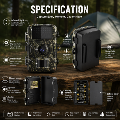 TRAILWATCH – Wildlife camera for reliable outdoor observations